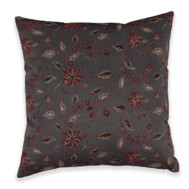 BYFT Blossom Dark Grey 16 x 16 Inch Decorative Cushion Cover Set of 2