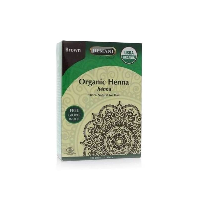 Hemani Organic Henna For Hair 100g - Brown