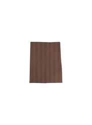 BYFT Tulip Satin Stripe Pillow Cover, 300 Thread Count, Dark Brown