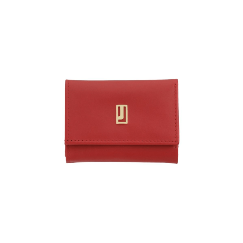 

JAFFERJEES THE DAFFODIL WALLETS WOMEN Red Gold GENUINE LEATHER