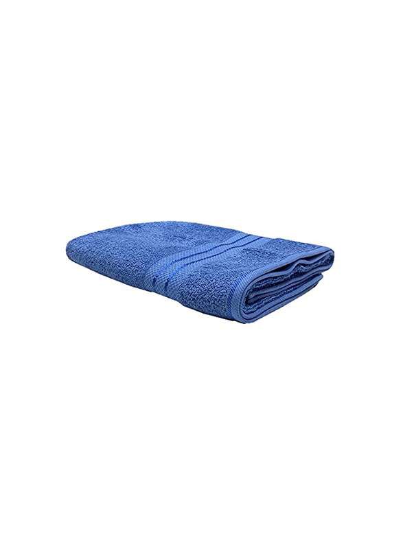 

BYFT Daffodil 100% Cotton Bath Towel, Blue