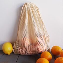 BYFT Natural Cotton Net Bag