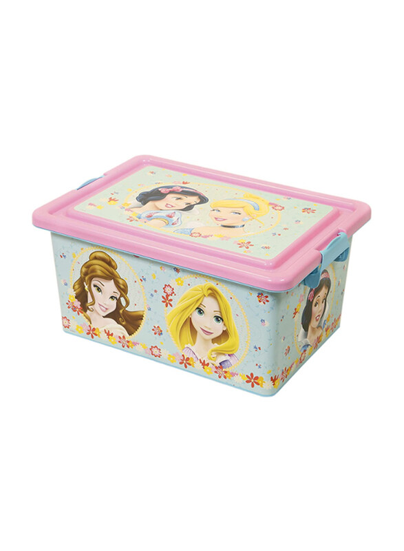 

Disney Princess Tea Party Plastic Storage Container, 13 Liters, Multicolour