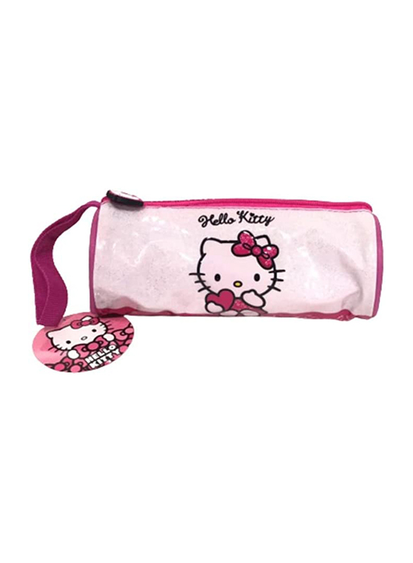 Hello Kitty Bright School Pencil Bag for Kids, Multicolour