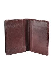 Mounthood Genuine Leather Card Holder for Men, Brown