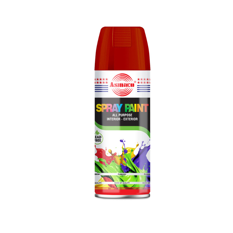 

Asmaco Spray Paint - Red Oxide - 400 Ml - Set of 01
