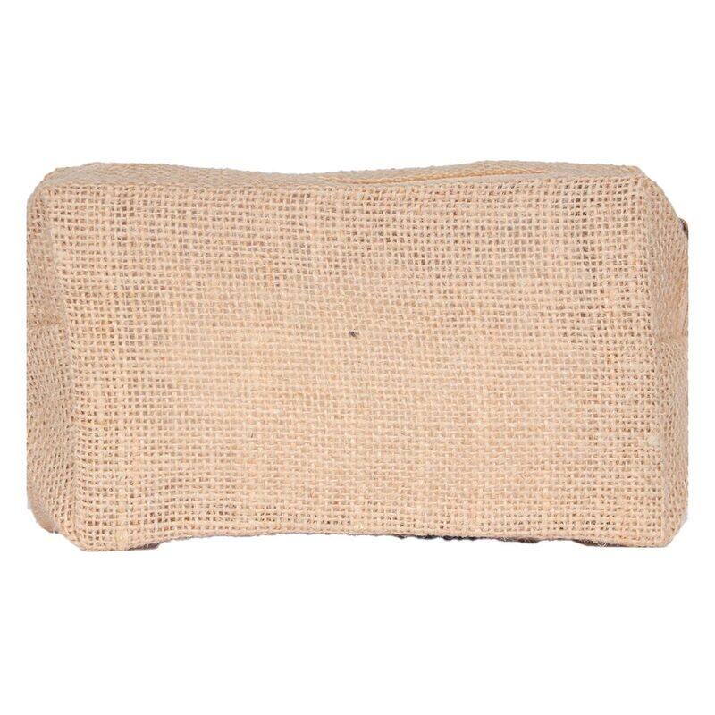 BYFT Natural Jute Cosmetic Purse