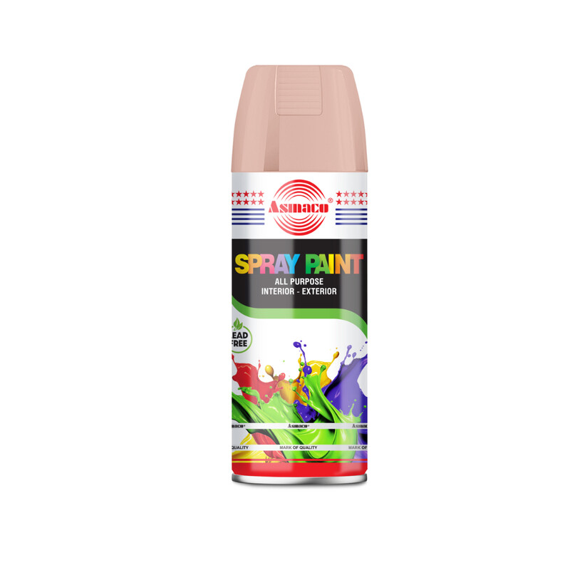 

Asmaco Spray Paint - Light Pink - 400 Ml - Set of 01