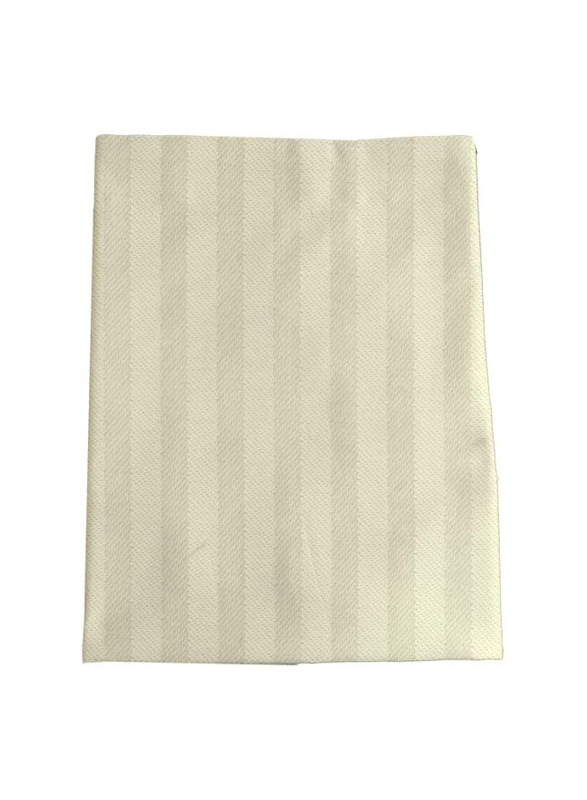 BYFT Tulip Satin Stripe Pillow Cover, 300 Thread Count, Cream