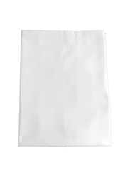 BYFT Tulip Percale Pillow Cover, 180 Thread Count, White