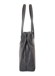 Mounthood Aradia Leather Hand/Shoulder Bag for Women, Grey