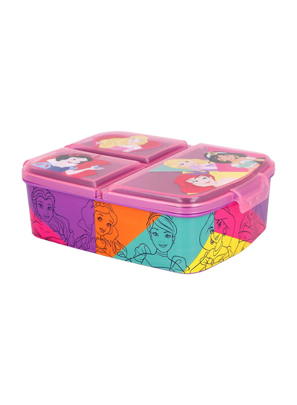 

Disney Multi Compartment Sandwich Box, Princess, Multicolour