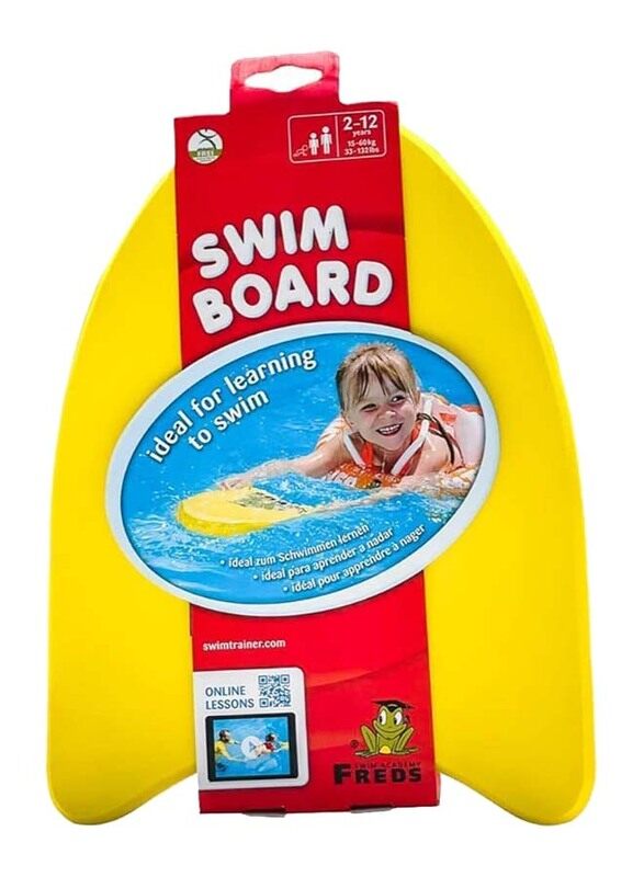 

Freds Swim Academy Swim Board for Children, 15-60 Kg, Yellow