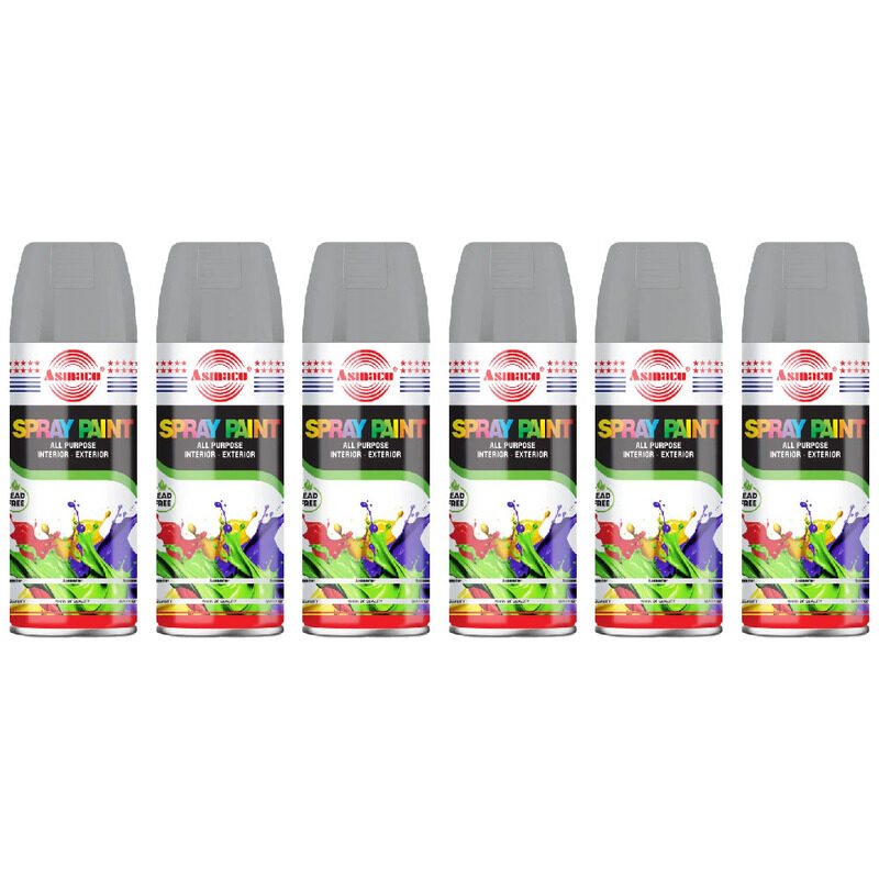 

Asmaco Spray Paint - Silver - 400 Ml - Set of 06