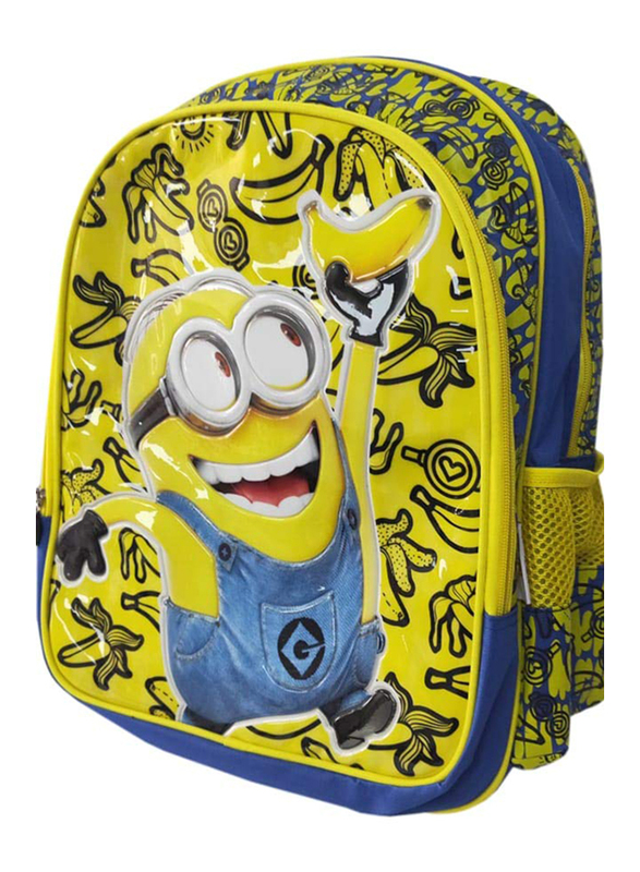 Minions 18-inch School Backpack for Kids, Multicolour