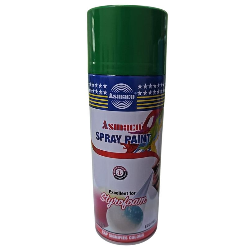 

Asmaco Styro Foam Spray Paints - Fresh Green - 400 Ml - Set of 01