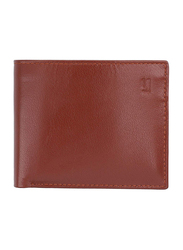 Jafferjees Hamburg Genuine Leather Bi-fold Wallets for Men, Brown