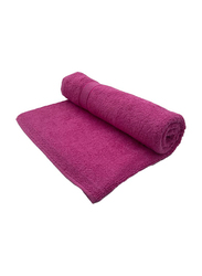 BYFT Daffodil 100% Cotton Bath Towel, 70 x 140cm, Fuchsia Pink