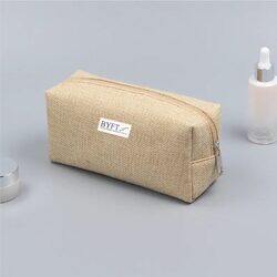 BYFT Natural Jute Cosmetic Purse