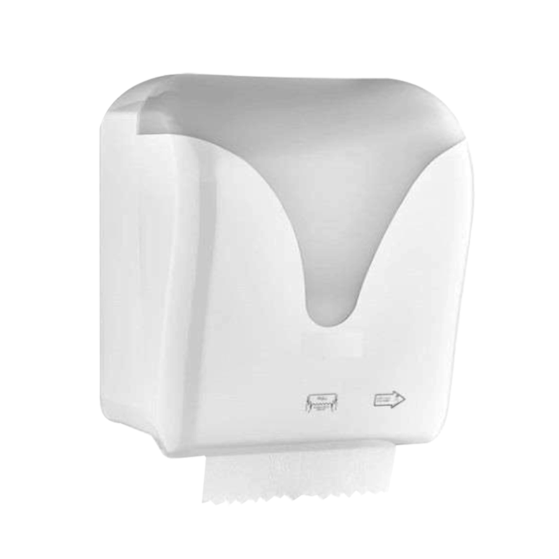 BYFT White Autocut Hand Paper Towel Dispenser Plastic Set of 1