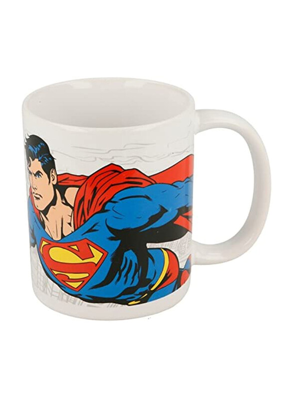 

Disney 325ml Ceramic Superman City Mug, Red