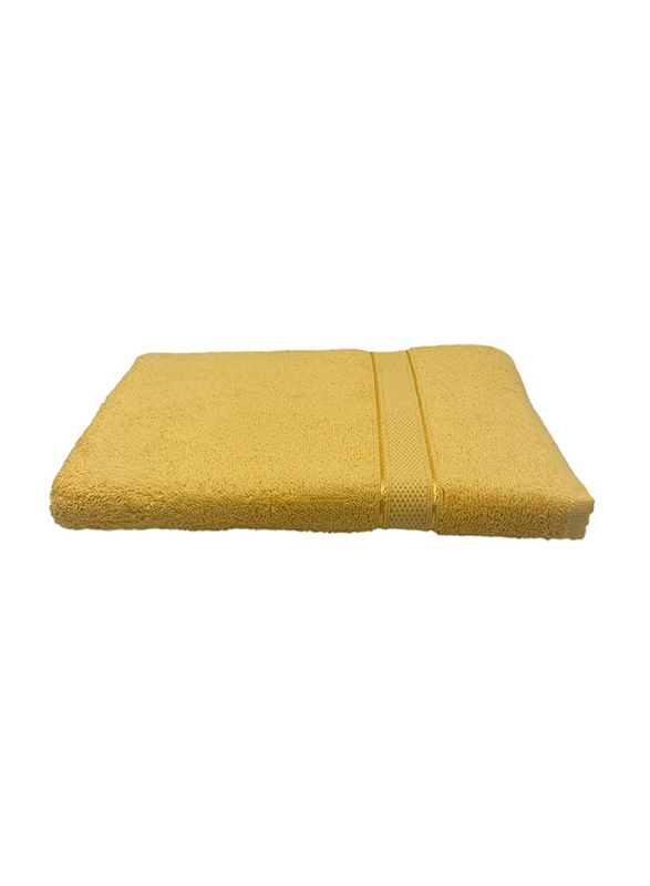 BYFT Daffodil 100% Cotton Bath Towel, 70 x 140cm, Yellow