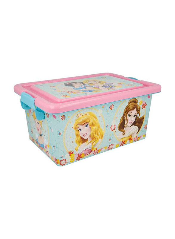 

Disney Princess Tea Party Plastic Storage Container, 7 Liters, Multicolour