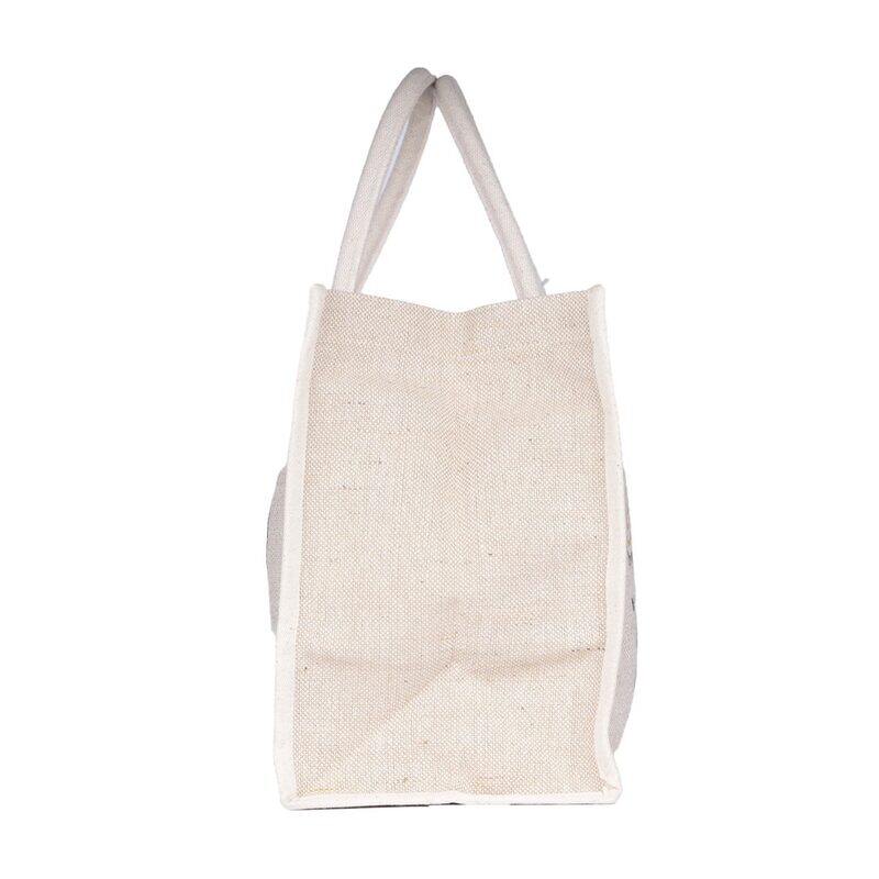 BYFT Natural Jute bag shopper (Fun in the Sun)