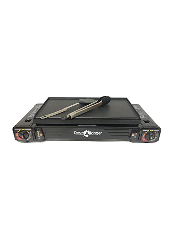 

Desert Ranger Portable Butane Gas Stove with Tools, Black