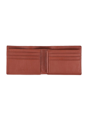 Jafferjees Berlin Leather Bi-Fold Wallet for Men, Light Brown