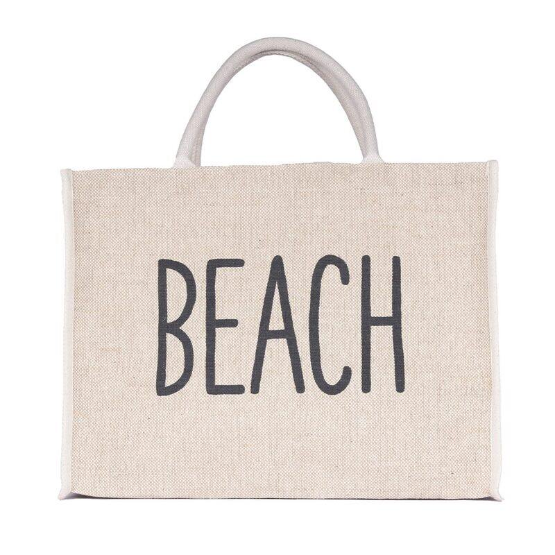 BYFT Natural Jute bag shopper (Beach)