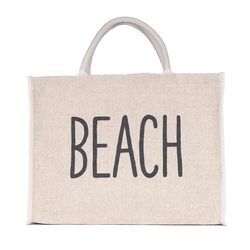 BYFT Natural Jute bag shopper (Beach)