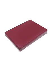 BYFT Orchard 100% Cotton Fitted Bed Sheet, Twin, Maroon