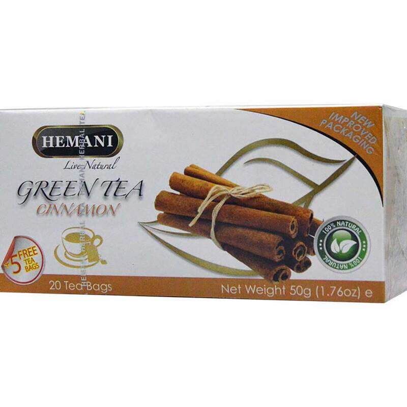 

Hemani Green Tea Cinnamon 40gm