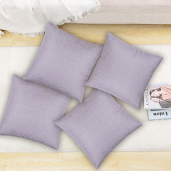 BYFT Satin Blush Pink Blush 16 x 16 Inch Decorative Cushion & Cushion Cover Set of 2