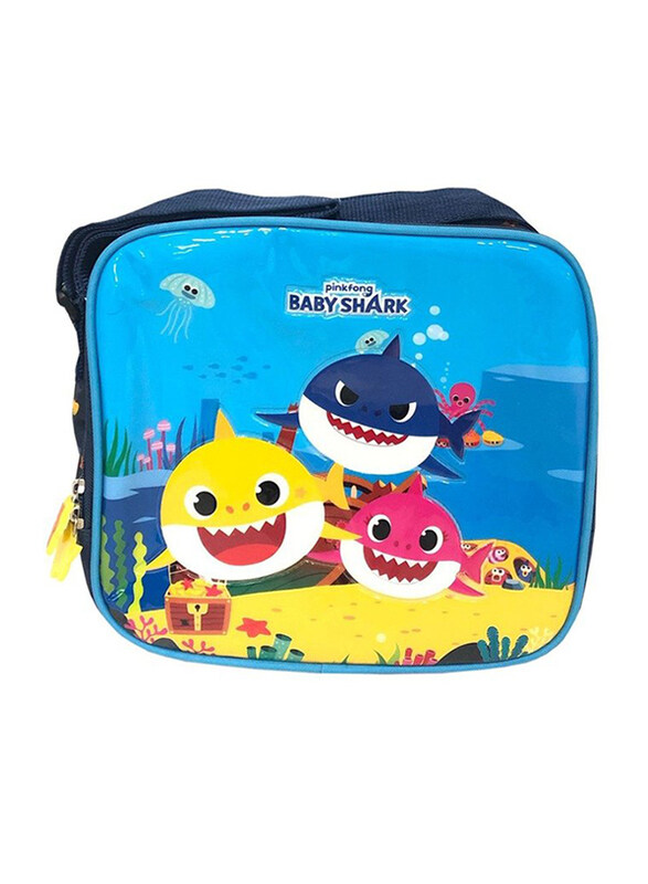 

Baby Shark C-Fish Lunch Bag, Blue/Yellow