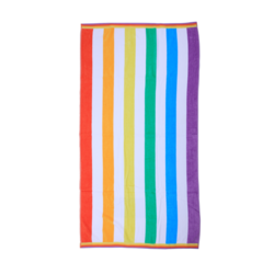 BYFT Jacquard Beach Towel 86 x 162 Cm 390 Gsm Rainbow Cotton Set of 1