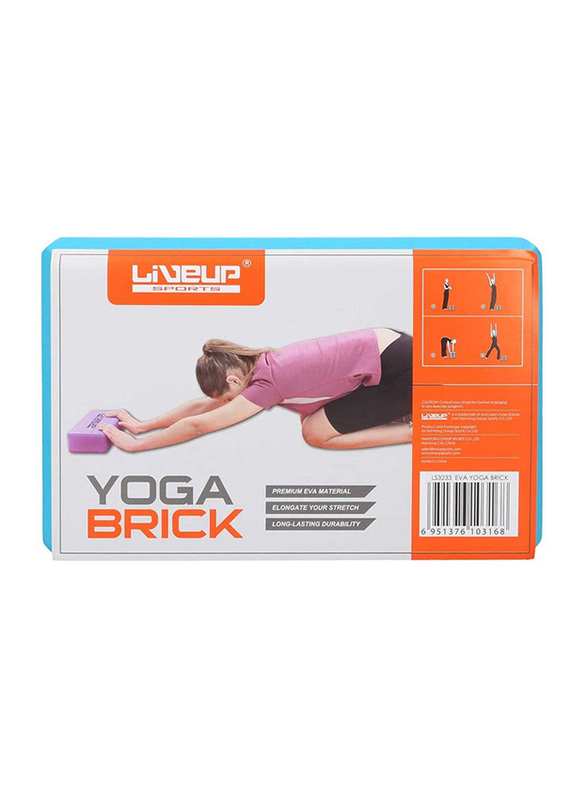 LiveUp LS3233A Eva Yoga Brick, Blue