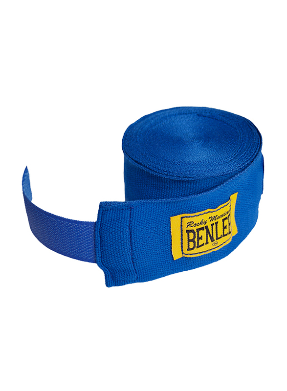 Benlee 450cm Elastic Handwraps, Blue