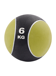York Fitness Medicine Ball, 6KG, Yellow/Black