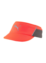 Puma Headband Running Visor Unisex, Small-Medium, Orange
