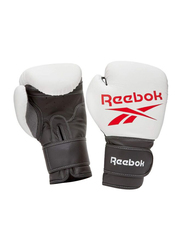 Reebok 16-oz Fitness Retail Boxing Gloves, Black/White