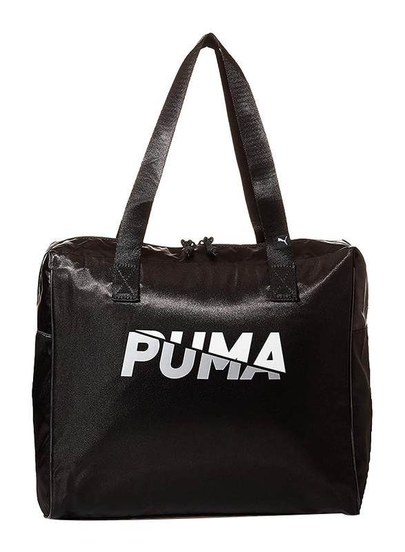 Puma Core Base Large Shopper Tote Bag for Women, Black