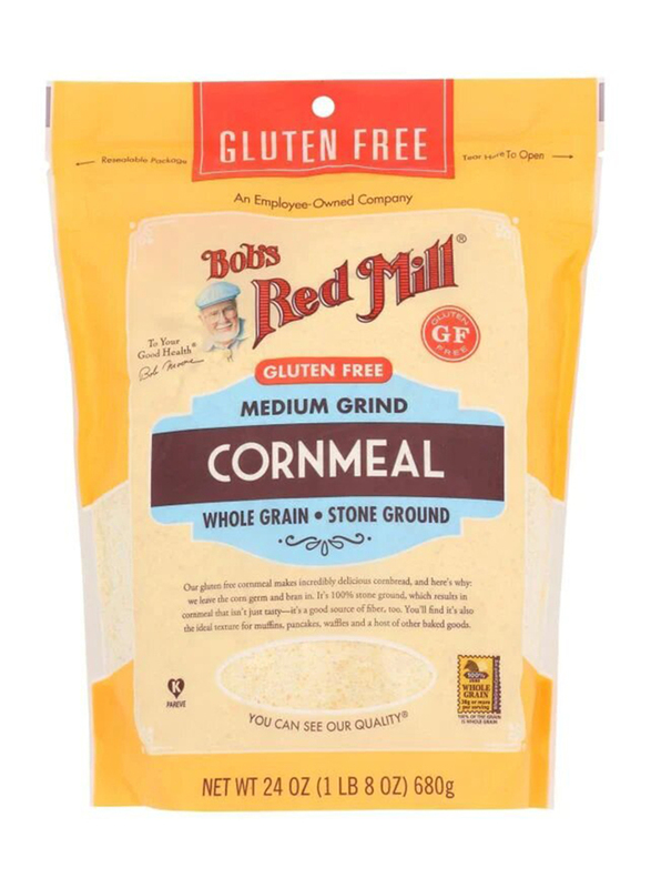 Bob's Red Mill Organic Cornmeal Medium, 24 oz