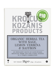 Nabta Krocus Kozanis Organic Herbal Tea with Sage, Lemon Verbena, 18gm