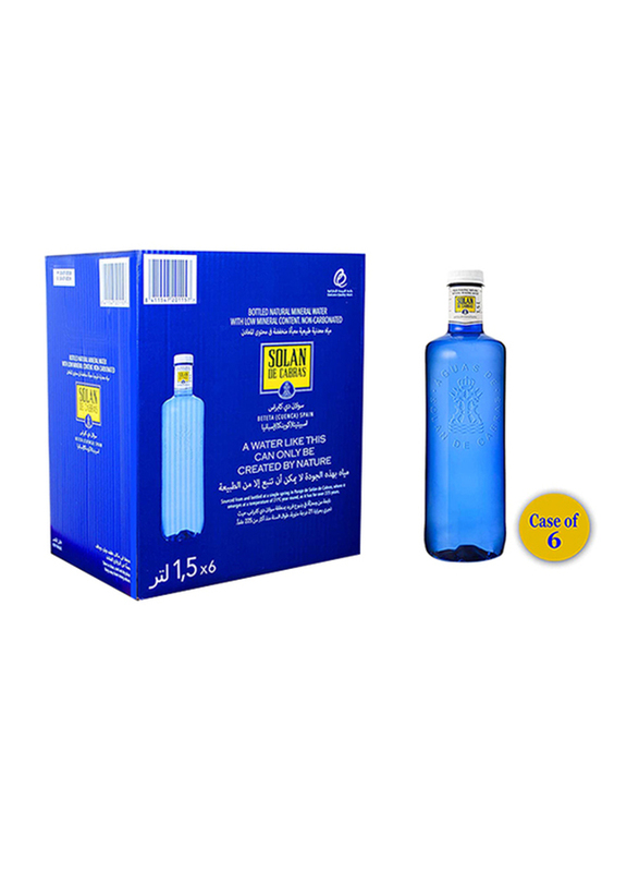Solan De Cabras Organic Still Mineral Water, 1.5 Liter