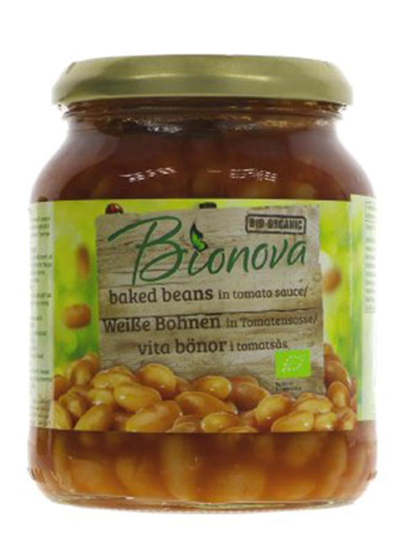 BioNova Organic Baked beans in Tomato Sauce, 6 x 340g