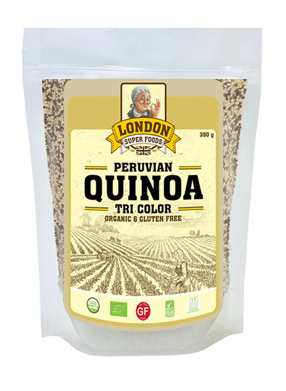 London Super Foods Organic Peruvian Quinoa Tricolor, 350g