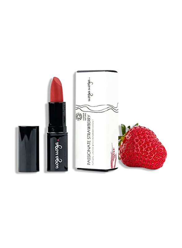 

Uoga Uoga Natural Creamy Lipstick, 4gm, Passionate Strawberry, Red