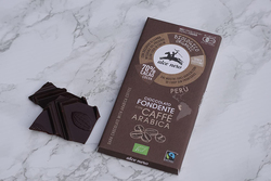 Alce Nero Organic Dark Chocolate with Arabica Coffee, 50g